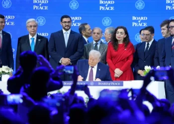 Trump Unveils $5 Billion Gaza Rebuild as ‘Board of Peace’ Debuts in Washington