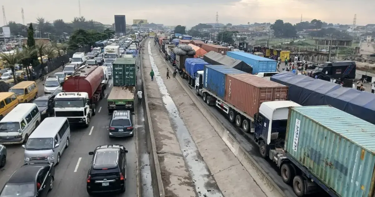 Seven-Vehicle Collision Triggers Massive 14-Hour Gridlock on Lagos-Ibadan Expressway