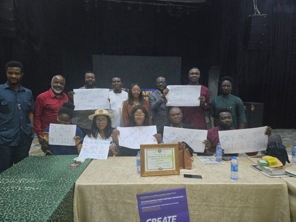 Rotary Leaders Take Action for International Day of Peace in Abuja